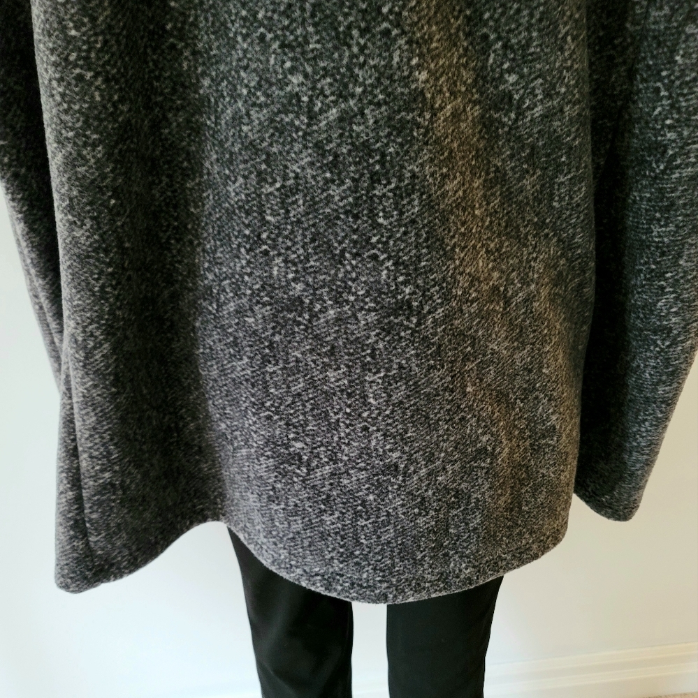 Marina Luna Women's Double-Breasted Sleeveless Cape Coat Size L/XL - Picture 11 of 14